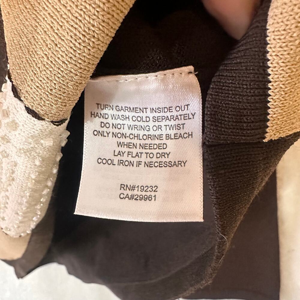 Alfred Dunner Petite Medium Patchwork Sweater Top… - image 4